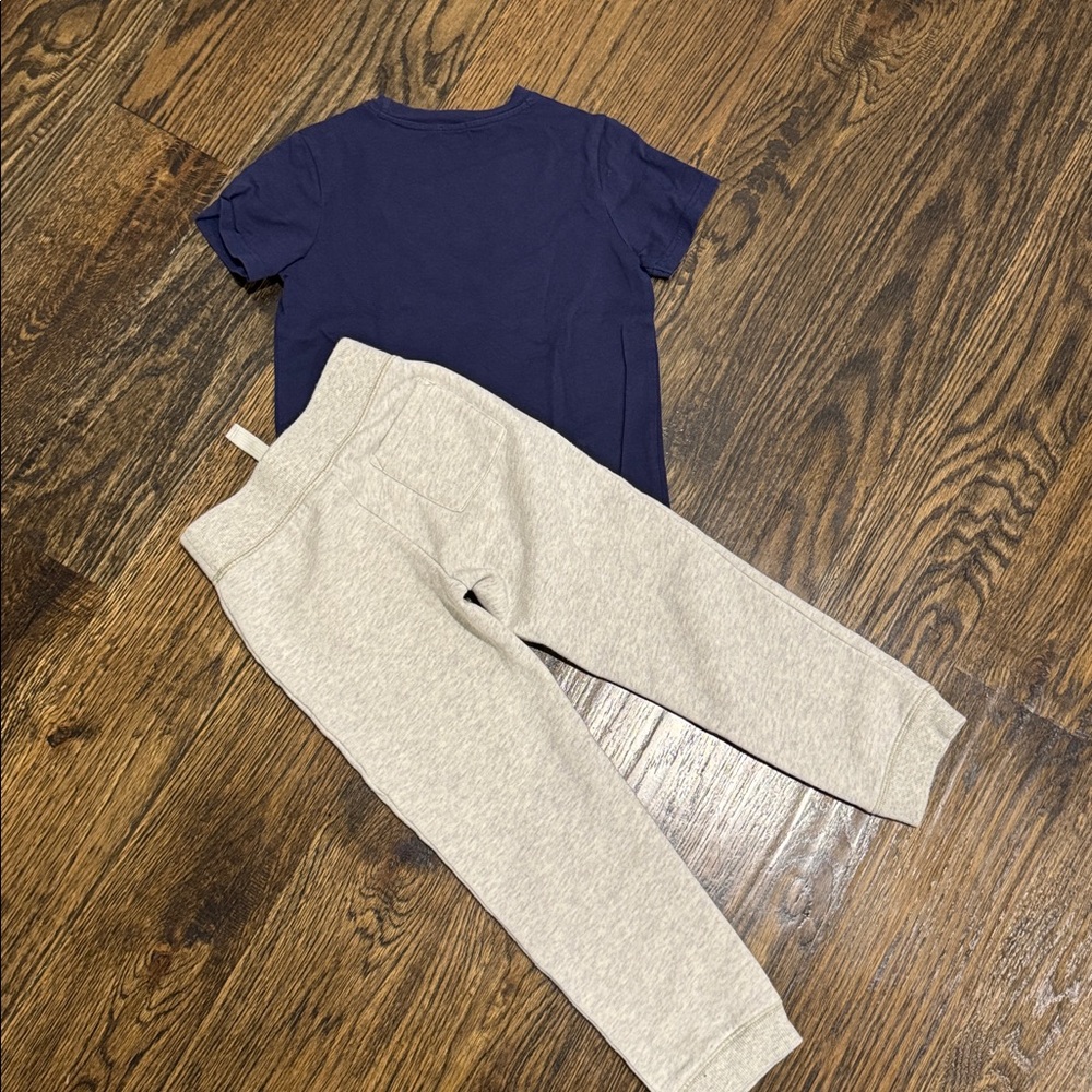 Janie and Jack Navy and Gray Anchor Set - Picture 6 of 6
